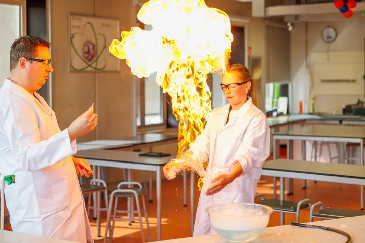 Acz Klaslokaal Proefje Scheikunde